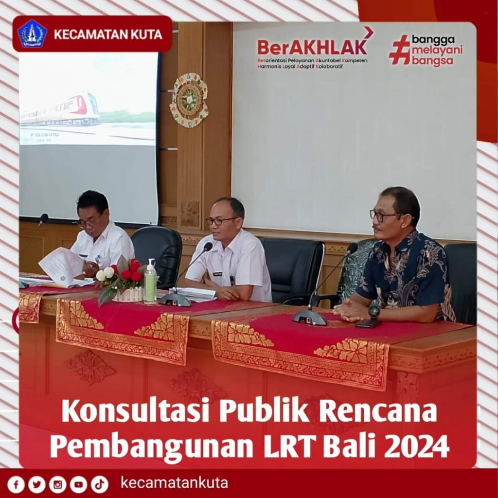 Konsultasi Publik Rencana Pembangunan Kereta Api Bawah Tanah LRT Bali